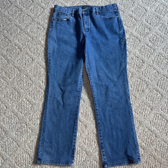 Lauren Ralph Lauren Jeans Woman Size 16 Modern Straight EUC - Picture 1 of 4